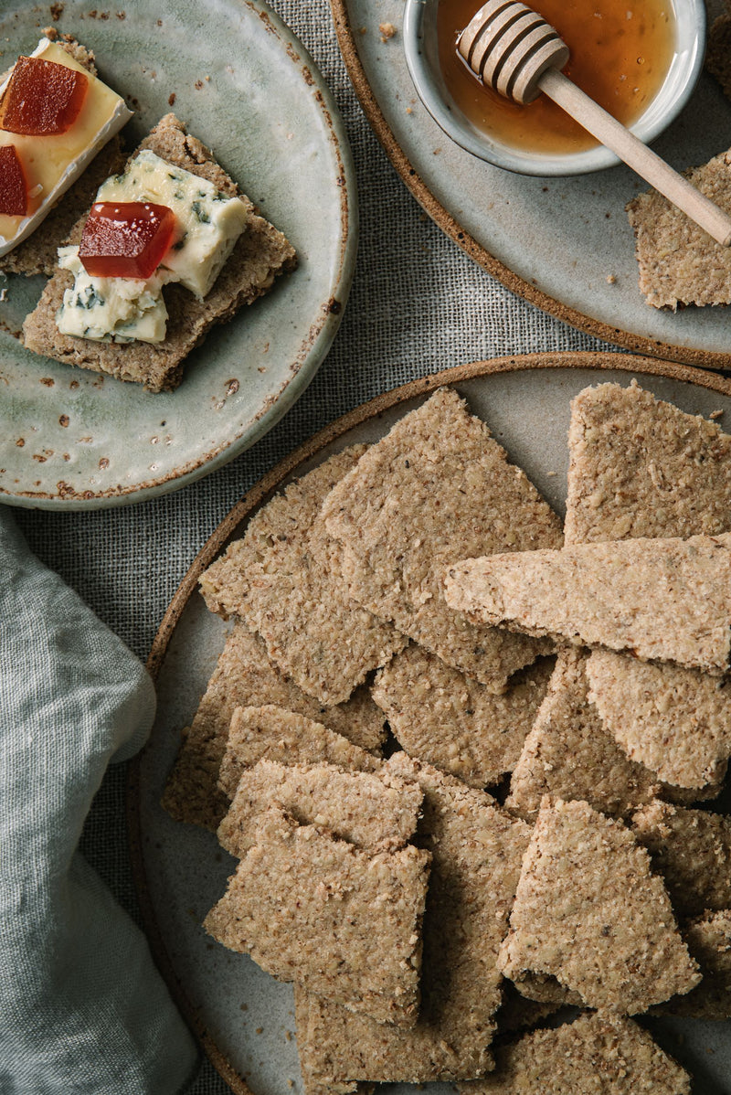 Walnut and Oat Crackers